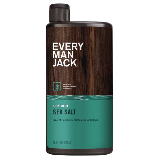 Every Man Jack Sea Salt Hydrating Body Wash With Coconut Oil