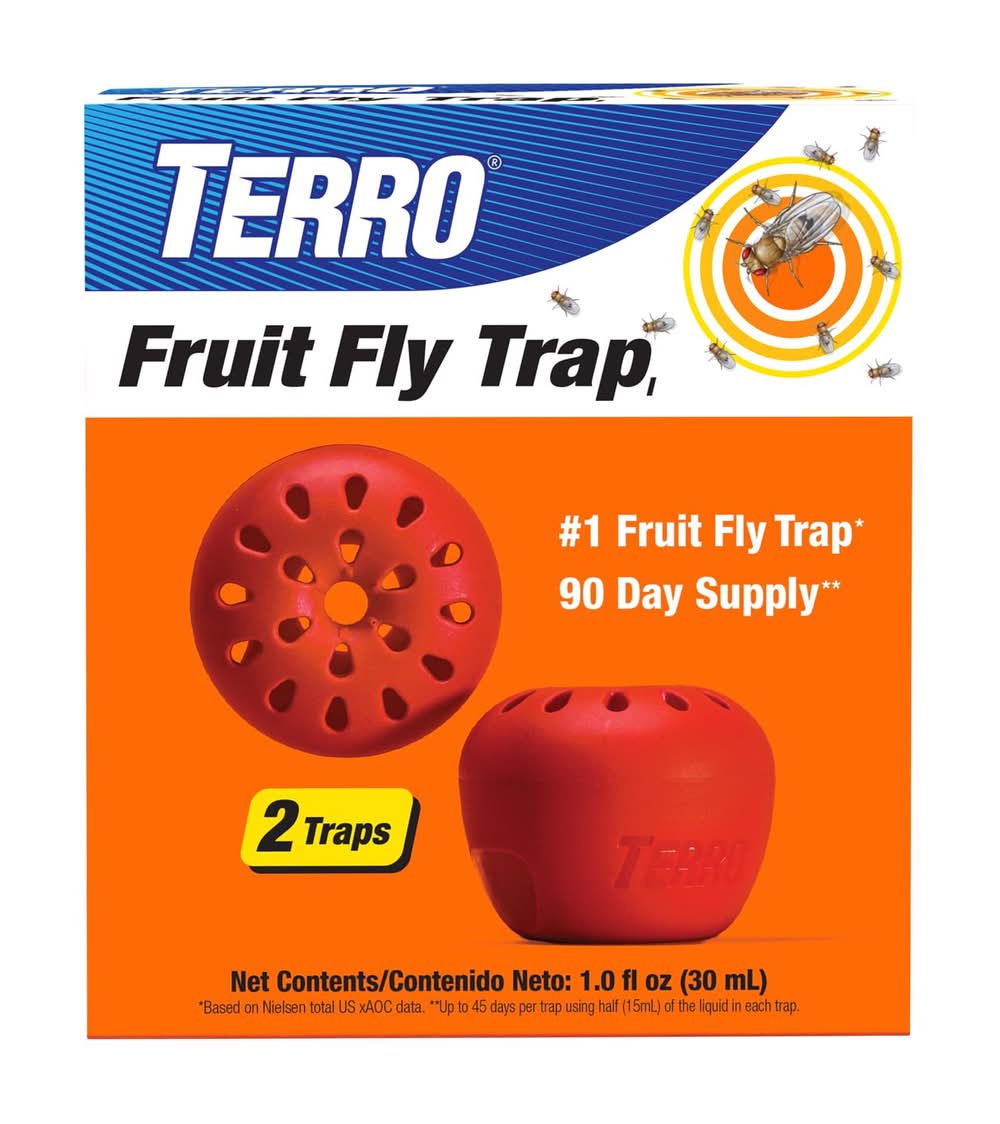 Terro Fruit Fly Trap 2 Pk