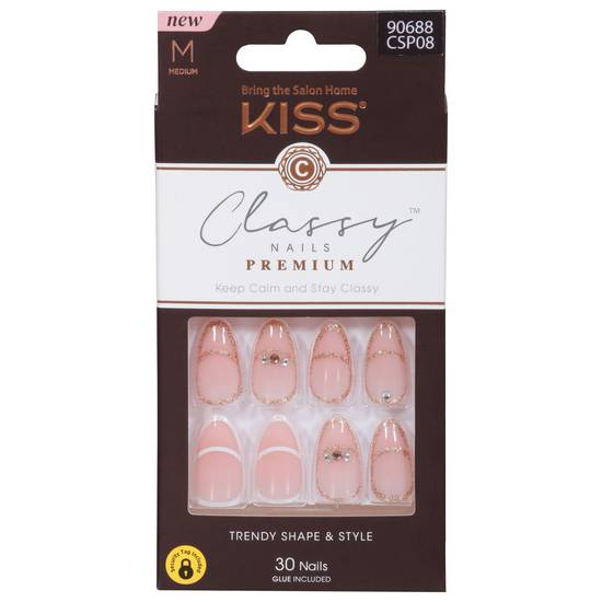 Kiss Classy Premium Nails Medium
