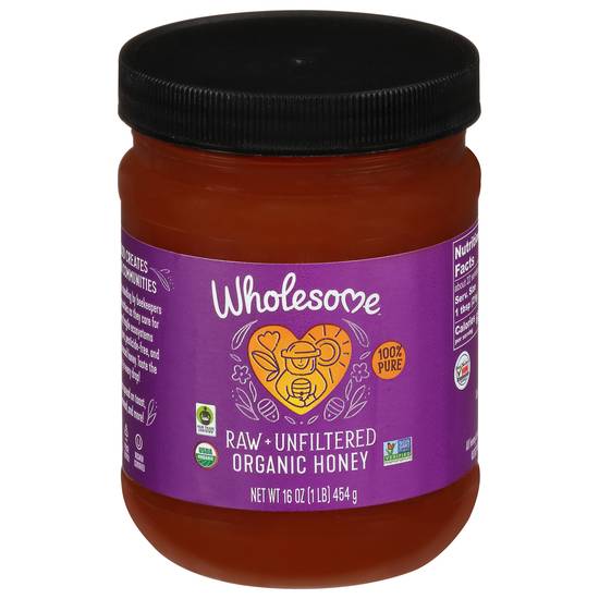 Wholesome Organic Raw + Unfiltered Honey