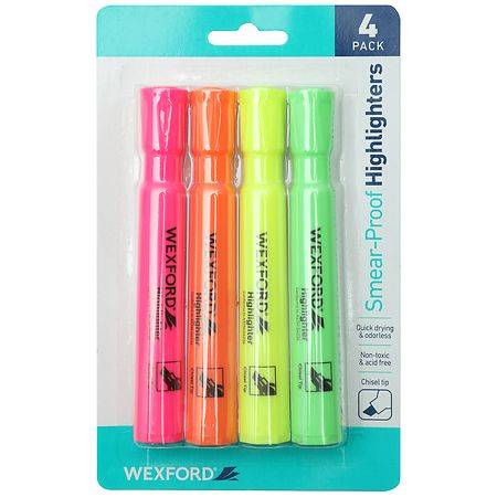 Wexford Smear-Proof Highlighters