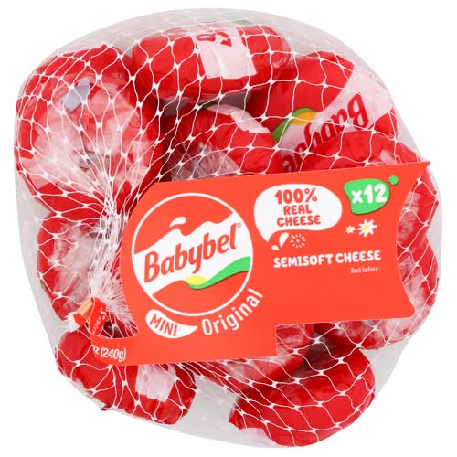 Babybel Original Semisoft Mini Cheese 12 Count