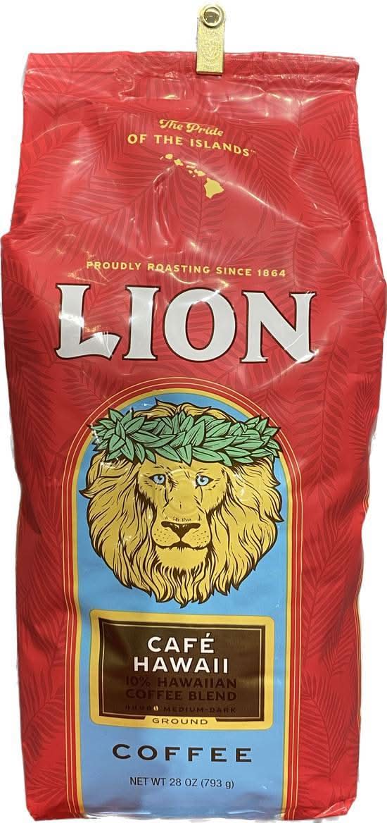 LION COFFEE カフェハワイ ミディアム ダーク ロースト (793g)