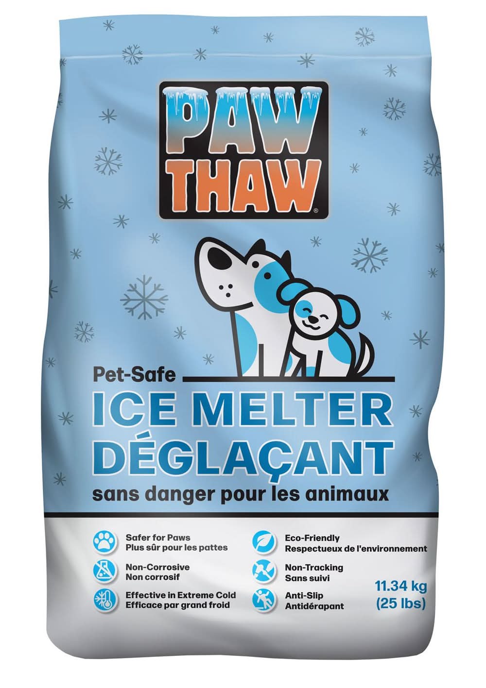 Paw Thaw Ice Melter, 25 lb