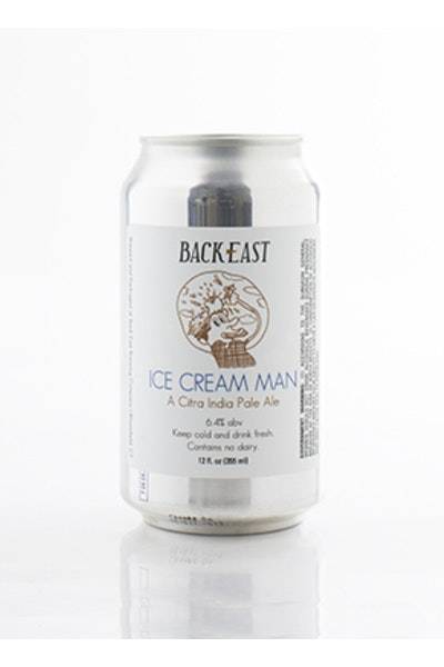 Back East Ice Cream Man Ipa (4x 16oz cans)