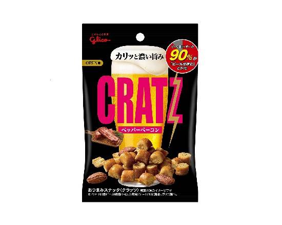 252427：グリコ CRATZ クラッツ ペッパーベーコン 42G / Glico Cratz Pepper Bacon