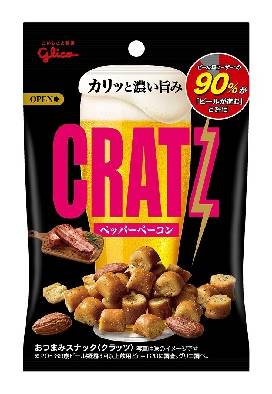 252427：グリコ CRATZ クラッツ ペッパーベーコン 42G / Glico Cratz Pepper Bacon