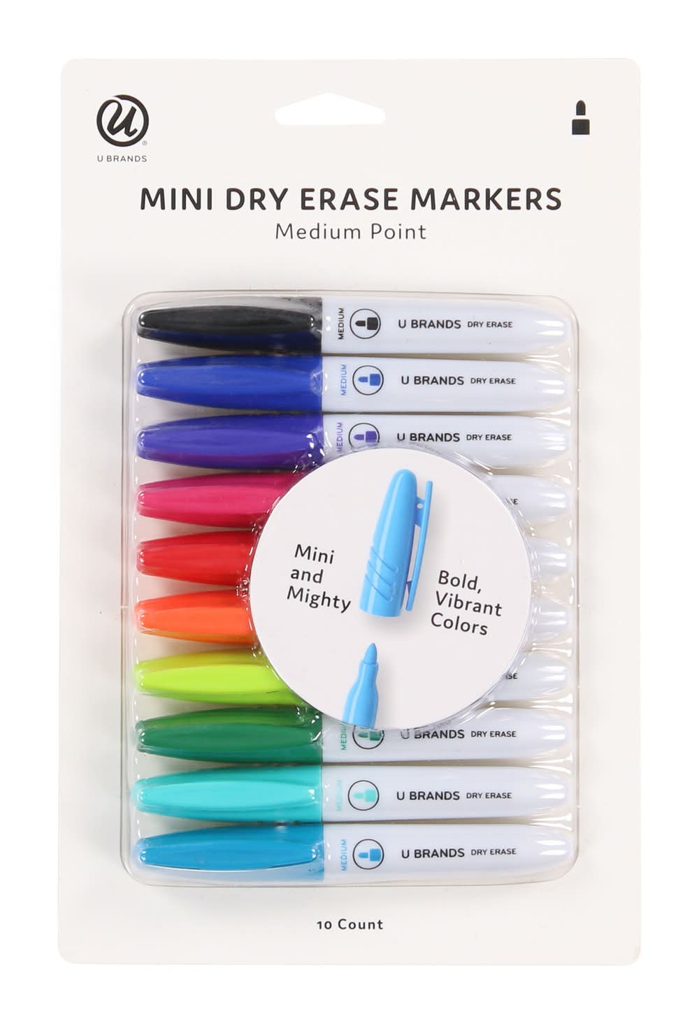 U Brands® Mini Dry Erase Markers 10-Count