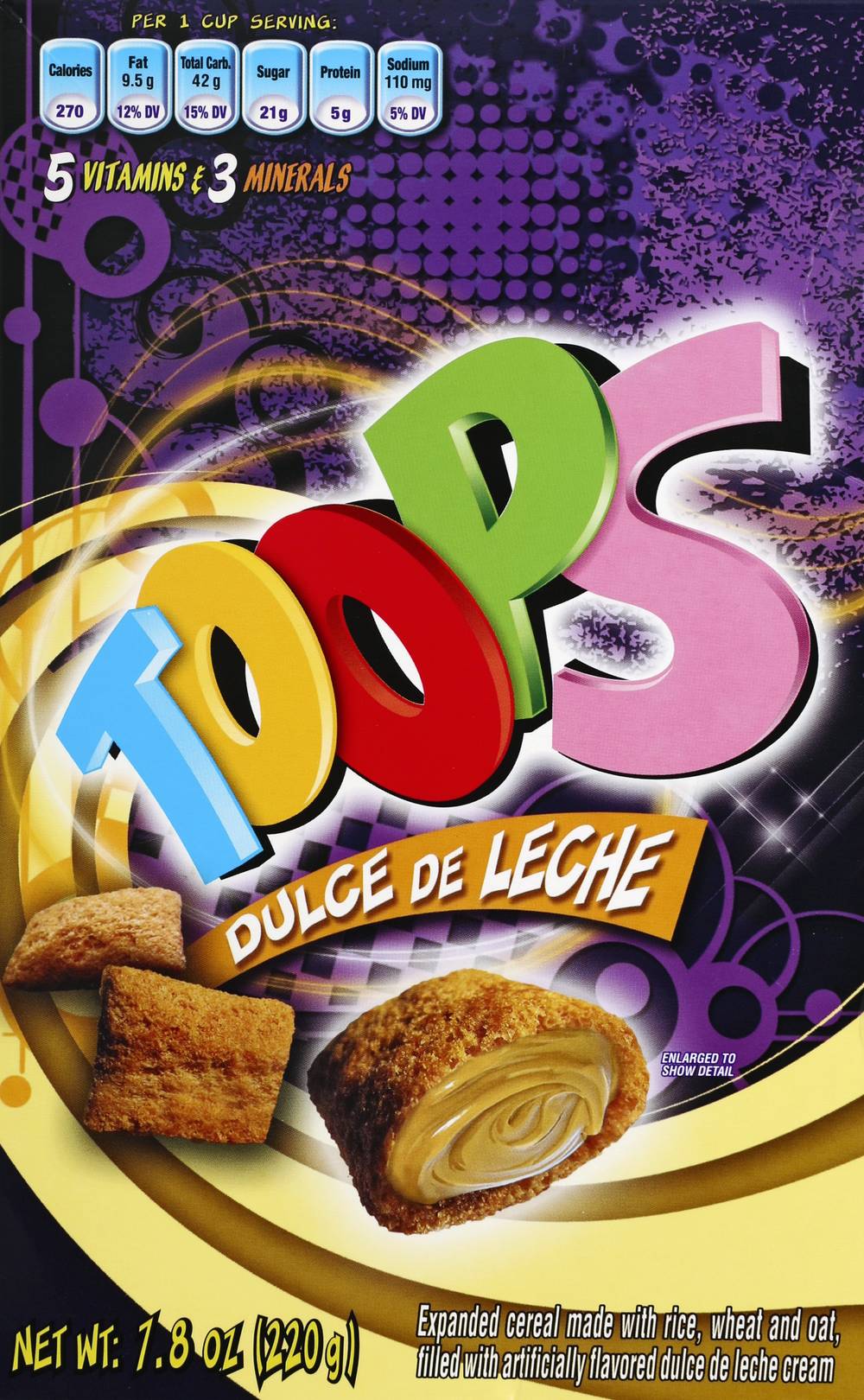 Toops Dulce De Leche Cream Filled Cereal (7.8 oz)