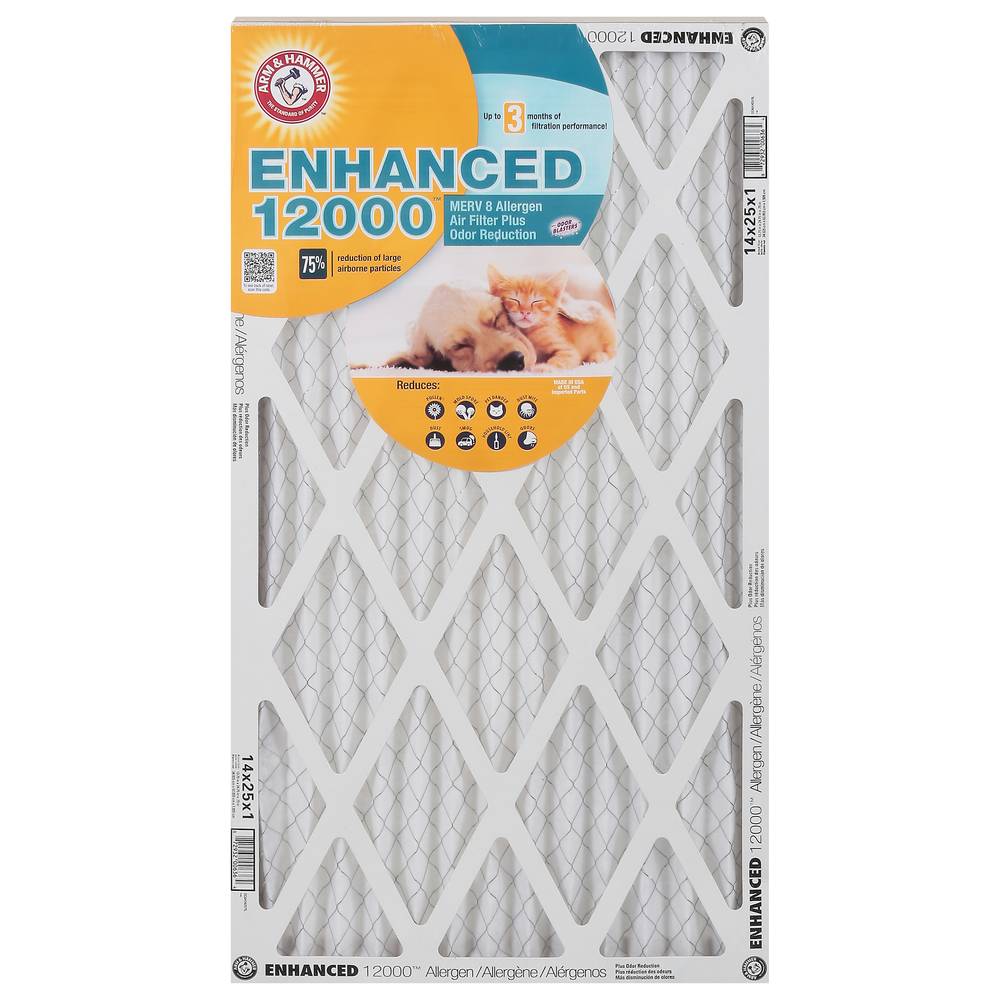 Arm & Hammer Enhanced Air Filter (25x1)