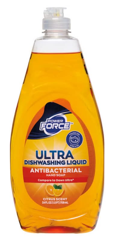 Power Force Ultra Antibacterial Dishwashing Liquid, Citrus (24 fl oz)
