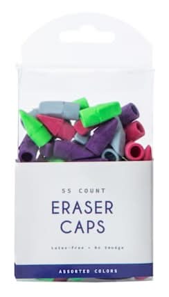 Eraser Caps 50-Ct