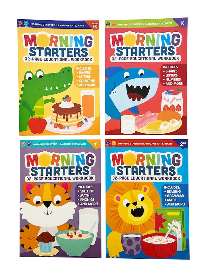 Breakfast Bites For Your Brain Educational Workbooks (4 ct)
