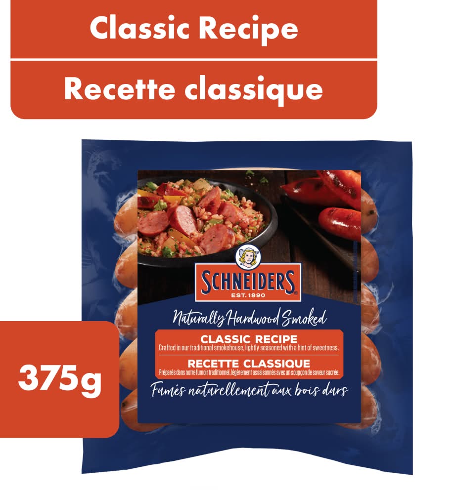 Schneiders Hardwood Smoked Classic Recipe Sausage (375 g)
