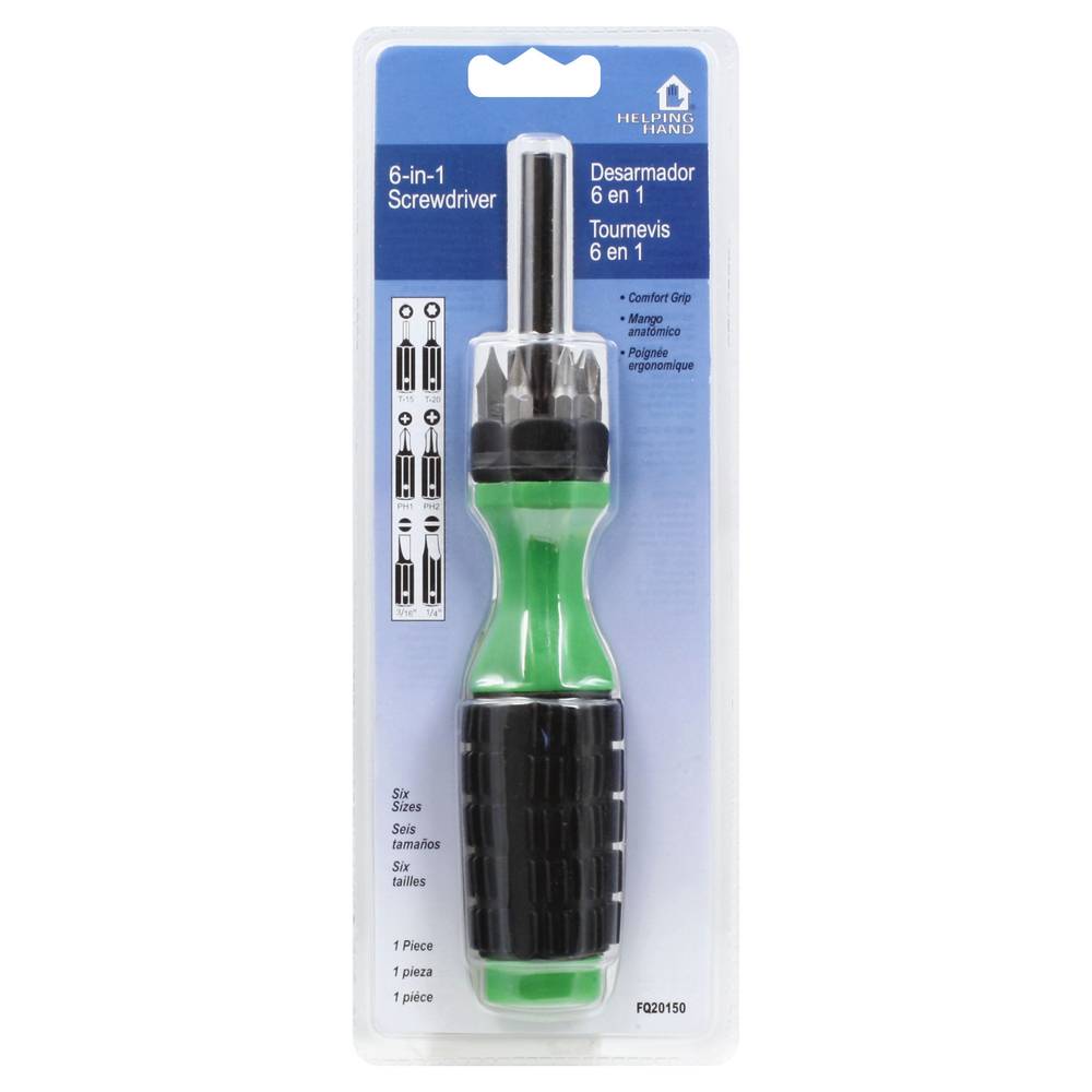 Helping Hand 6-In-1 Screw Driver