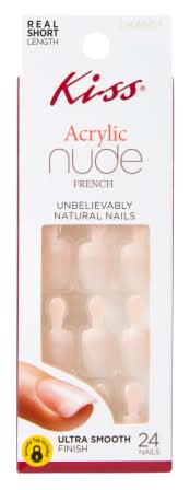 Kiss® Acrylic Nude Press-On Nails Off White