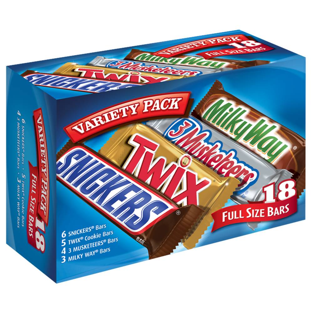 Mars Chocolate Candy Bars Variety pack (2.08 lbs)