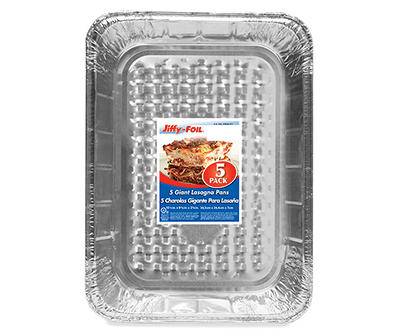 Jiffy Foil Lasagna Pans (5 ct)