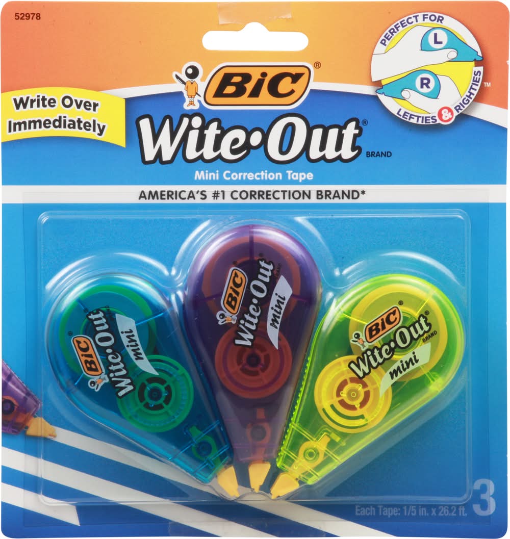 BiC Wite-Out Mini Correction Tape (1.6 oz)