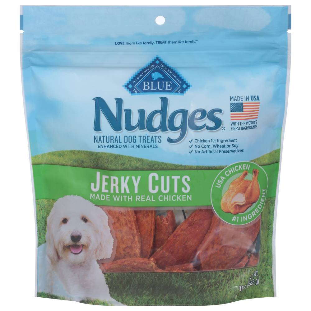 Blue Buffalo Nudges Jerky Cuts Made With Real Chicken Natural Dog Treats (10 oz)