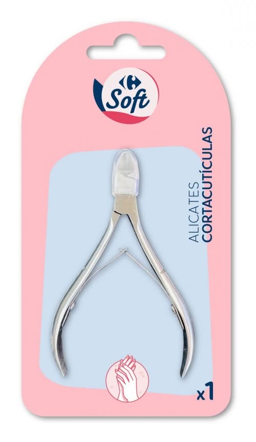Alicate cortacutícula Carrefour Soft 1 ud.