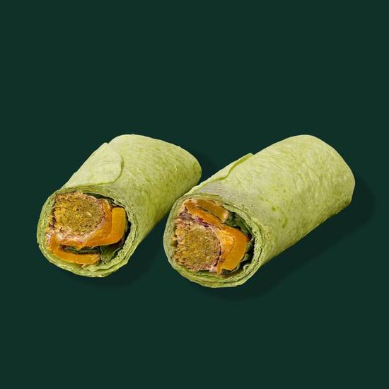 Falafel, Spinach & Pumpkin Wrap