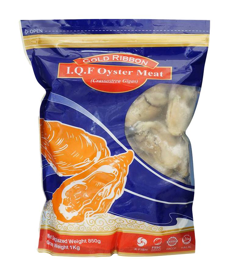GOLD RIBBON Iqf Korean Oyster Meat (850g)
