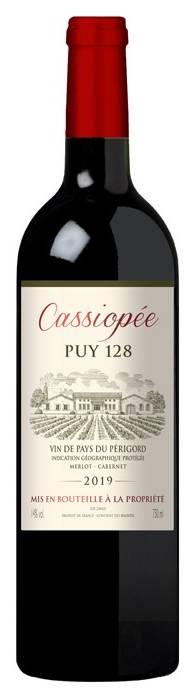 Cassiopée · Vino tinto merlot cabernet, 2019 (750 ml)