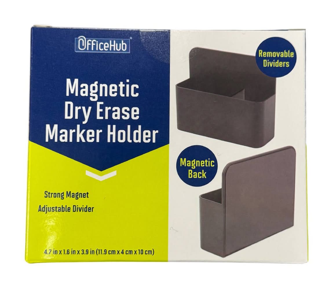 Officehub Magnetic Dry Erase Marker Holder 2 Assorted Colors