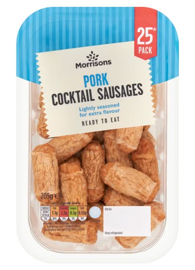Morrisons Pork Cocktail Sausages (25 pack)