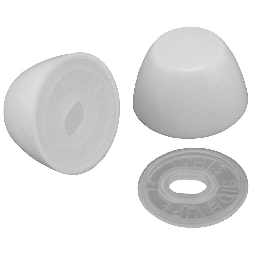 RELIABILT White Toilet Bolt Caps | RB23530