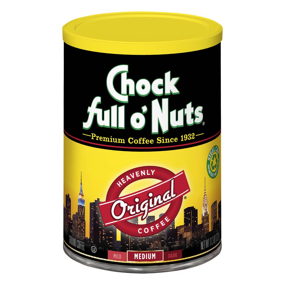 Chock full o'Nuts Heavenly Coffee Medium Roast Ground Coffee (11.3 oz)