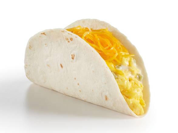 Double Cheese Breakfast Taco