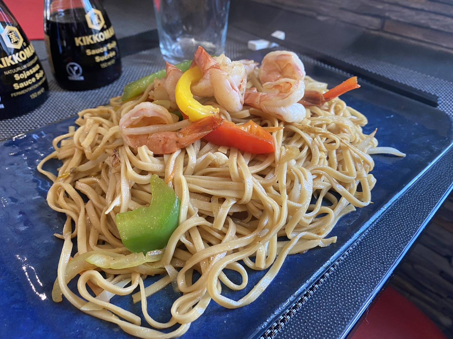 Yaki soba crevettes