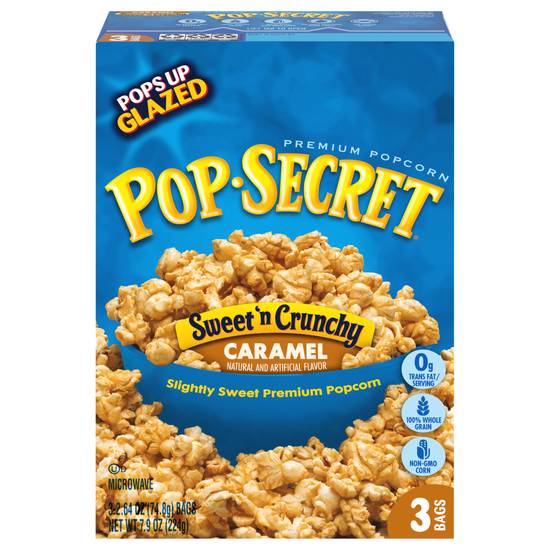 Pop Secret Sweet N' Crunchy Caramel Popcorn (3 ct)