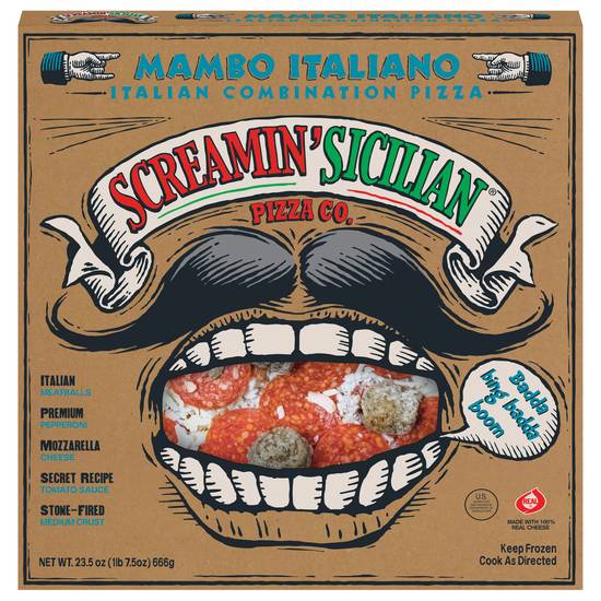 Screamin' Sicilian Pizza Co. Mambo Italiano Italian Combination Pizza