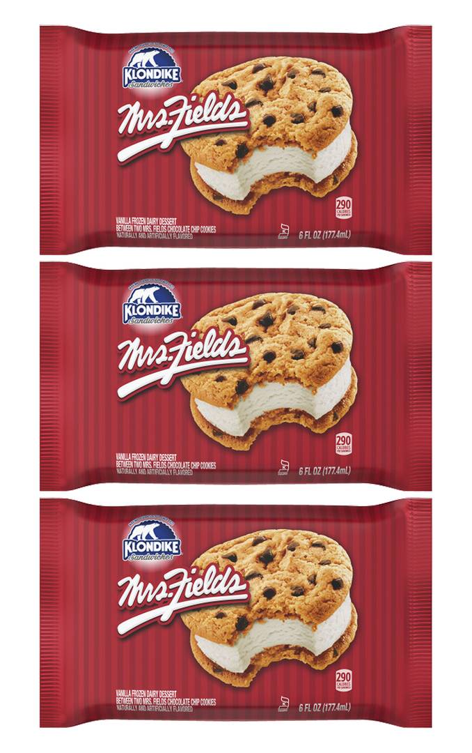 Mrs. Fields Cookie Ice Cream Sandwich Bundle 3CT