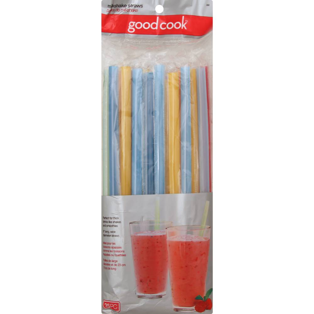 GoodCook Milkshake Straws