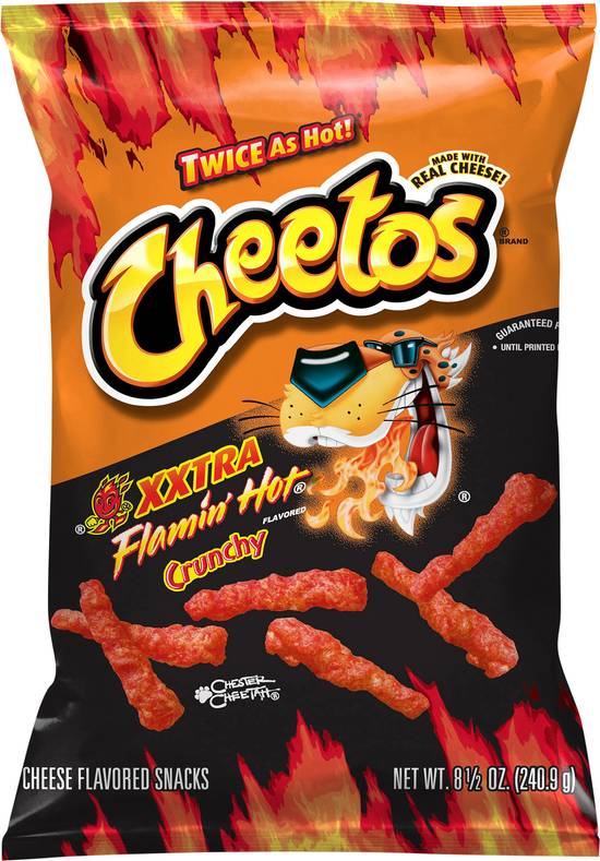 Cheetos Crunchy Snacks (xxtra flamin' hot-cheese)