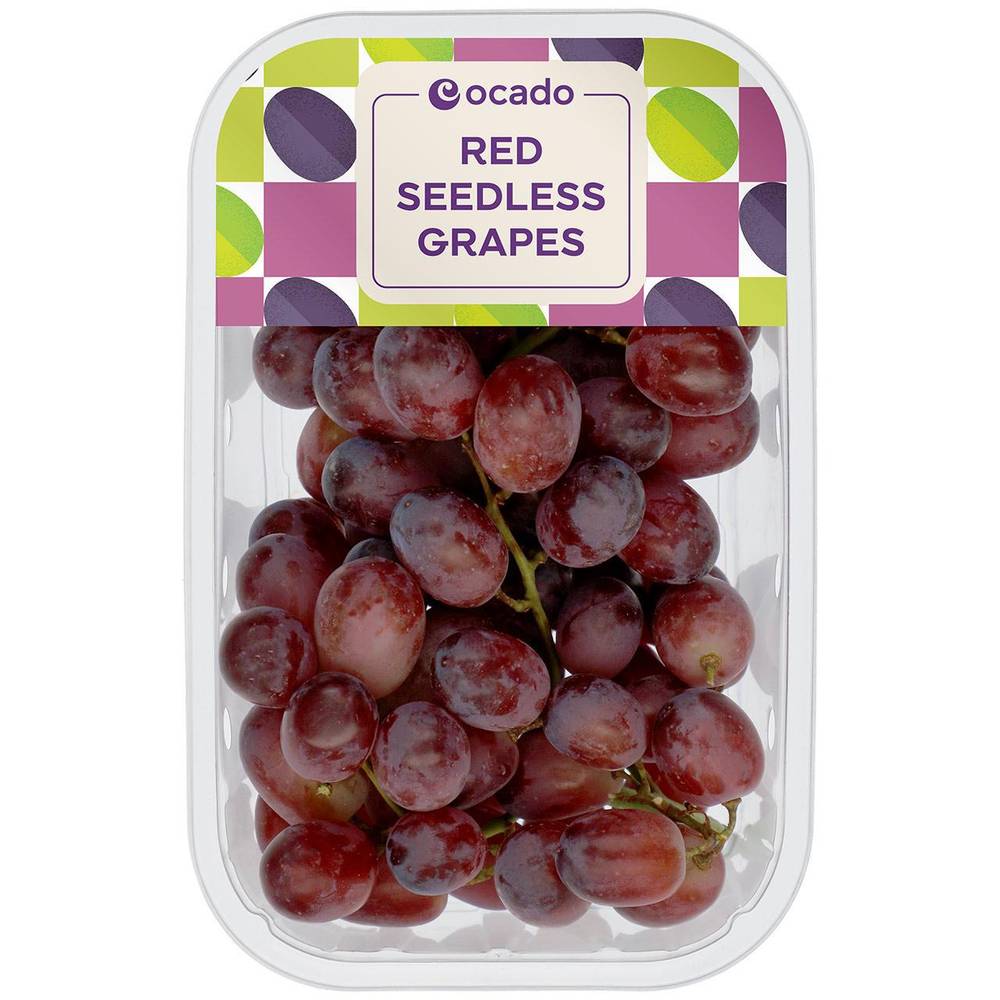 Ocado Red Seedless Grapes (500gr)