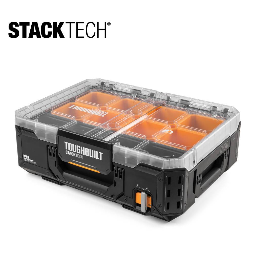 TOUGHBUILT STACKTECH 11-Compartment Large Plastic Small Parts Organizer | TB-B1-O-30