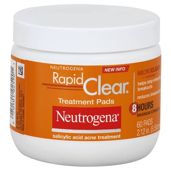 Neutrogena Rapid Clear Salicylic Acid Acne Treatment Pads