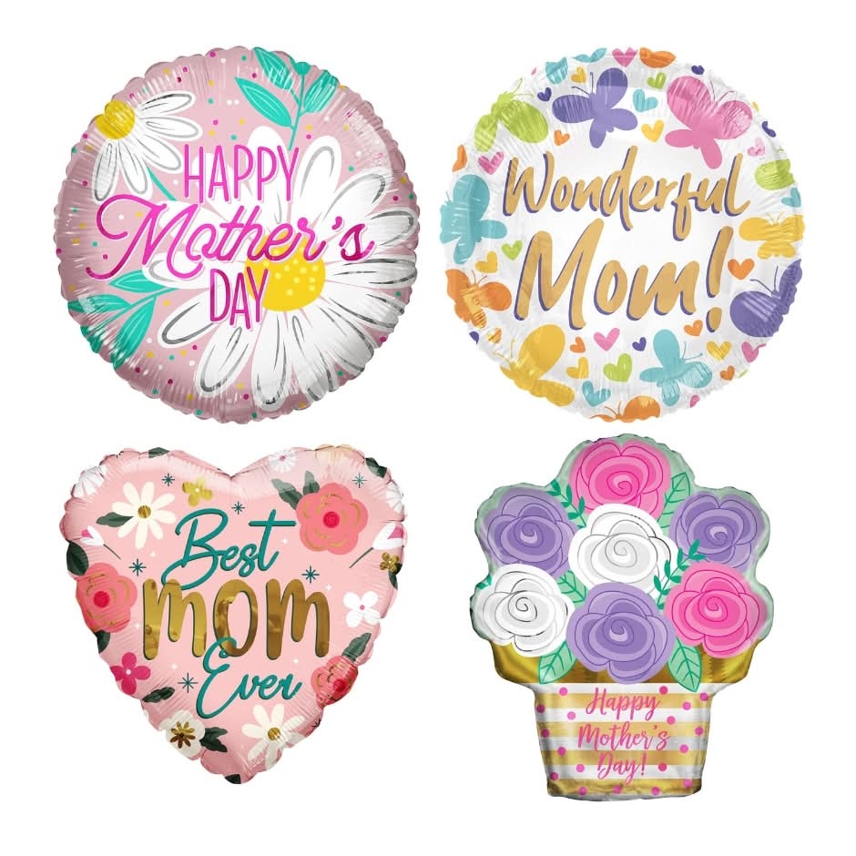 Mothers Day Pre Inflated Stick Balloon, 1 ct.  Styles sold separately .