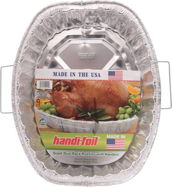 Handi-Foil Rack Roaster Pan With Handles