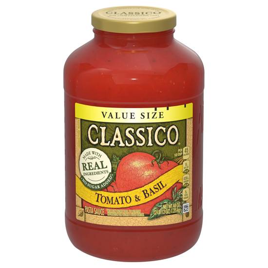 Classico Value Size Tomato & Basil Pasta Sauce
