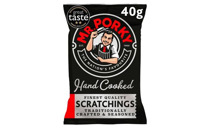 Mr. Porky Hand Cooked Scratchings 40g (400378-CS)