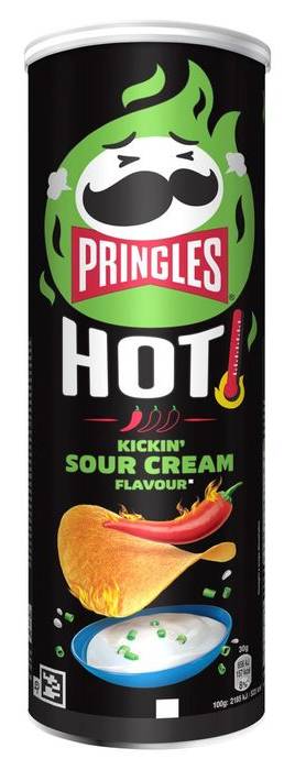 Pringles Hot Kickin Sour Cream 160g (407101)