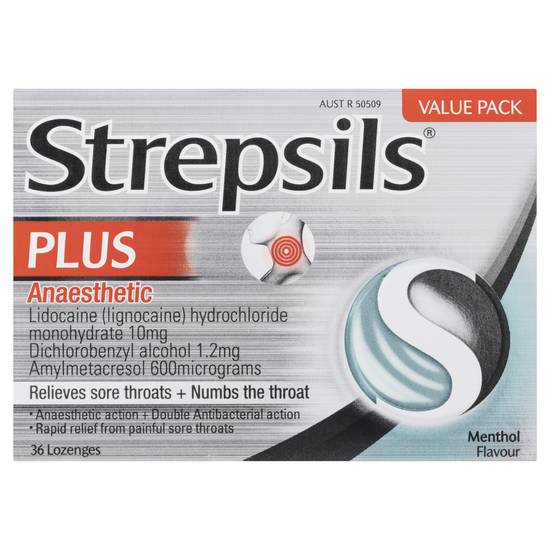 Strepsils + Lidocaïne Pastilles 36