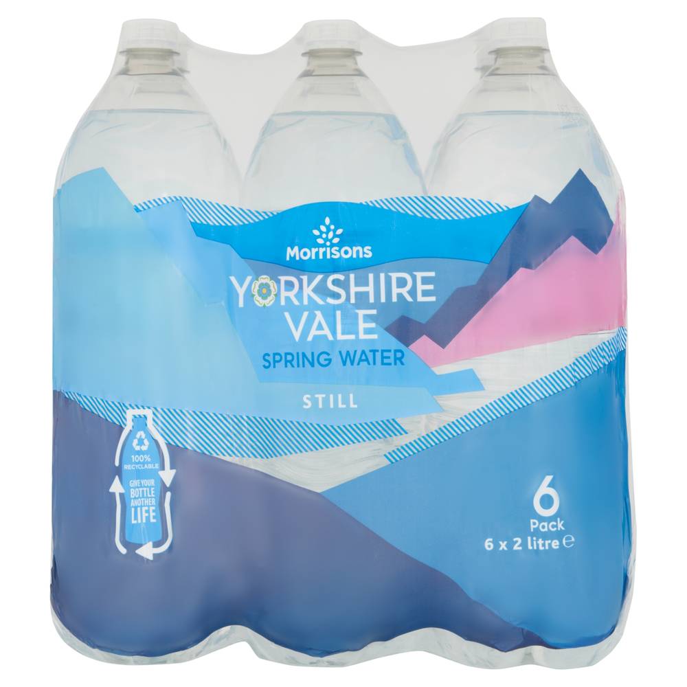 Morrisons Yorkshire Vale Still Spring Water (6 x 2L)