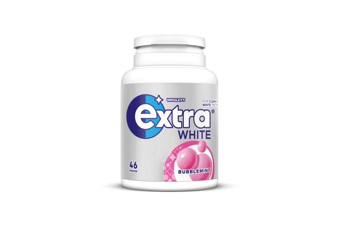 Extra White Bubblemint Sugarfree Bottle 46 Pieces